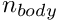 $n_{body}$