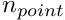 $n_{point}$
