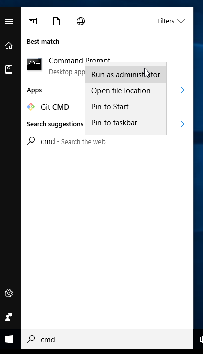 Launching an admin cmd