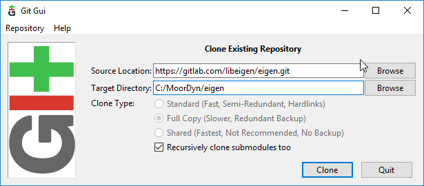 Options to clone Eigen3
